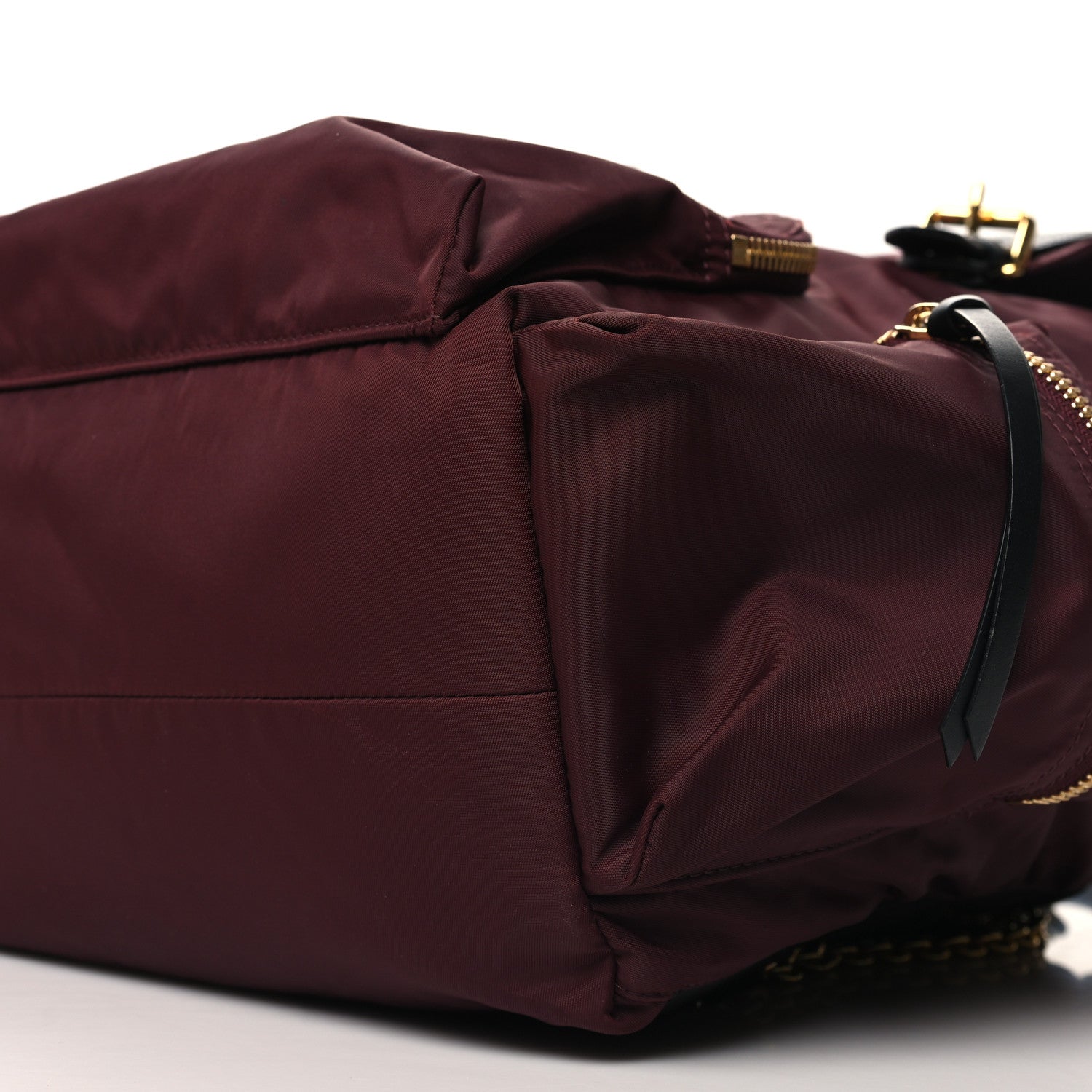 Burberry Nylon Large Rucksack Backpack Burgundy Red 9 of 11