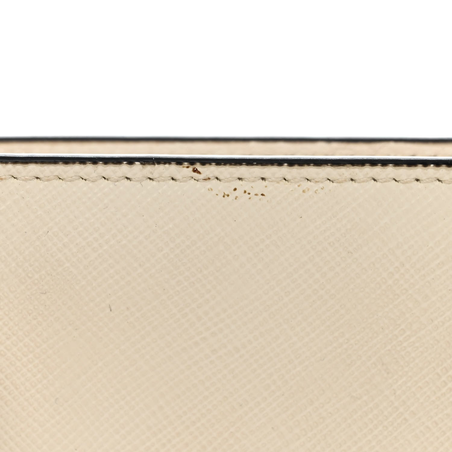 Prada Saffiano Soft Calfskin Front Pocket Zippered Tote White 18 of 20
