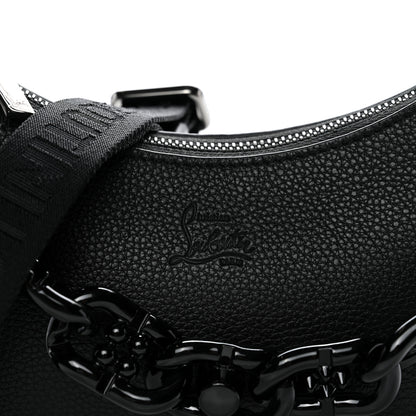 Christian Louboutin Calfskin Mini Loubila Chain Shoulder Bag Black 8 of 11