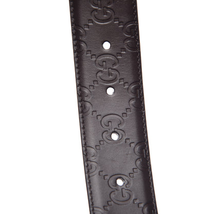 Gucci Guccissima Signature Interlocking G 37mm Belt 100 40 Fondente 6 of 6