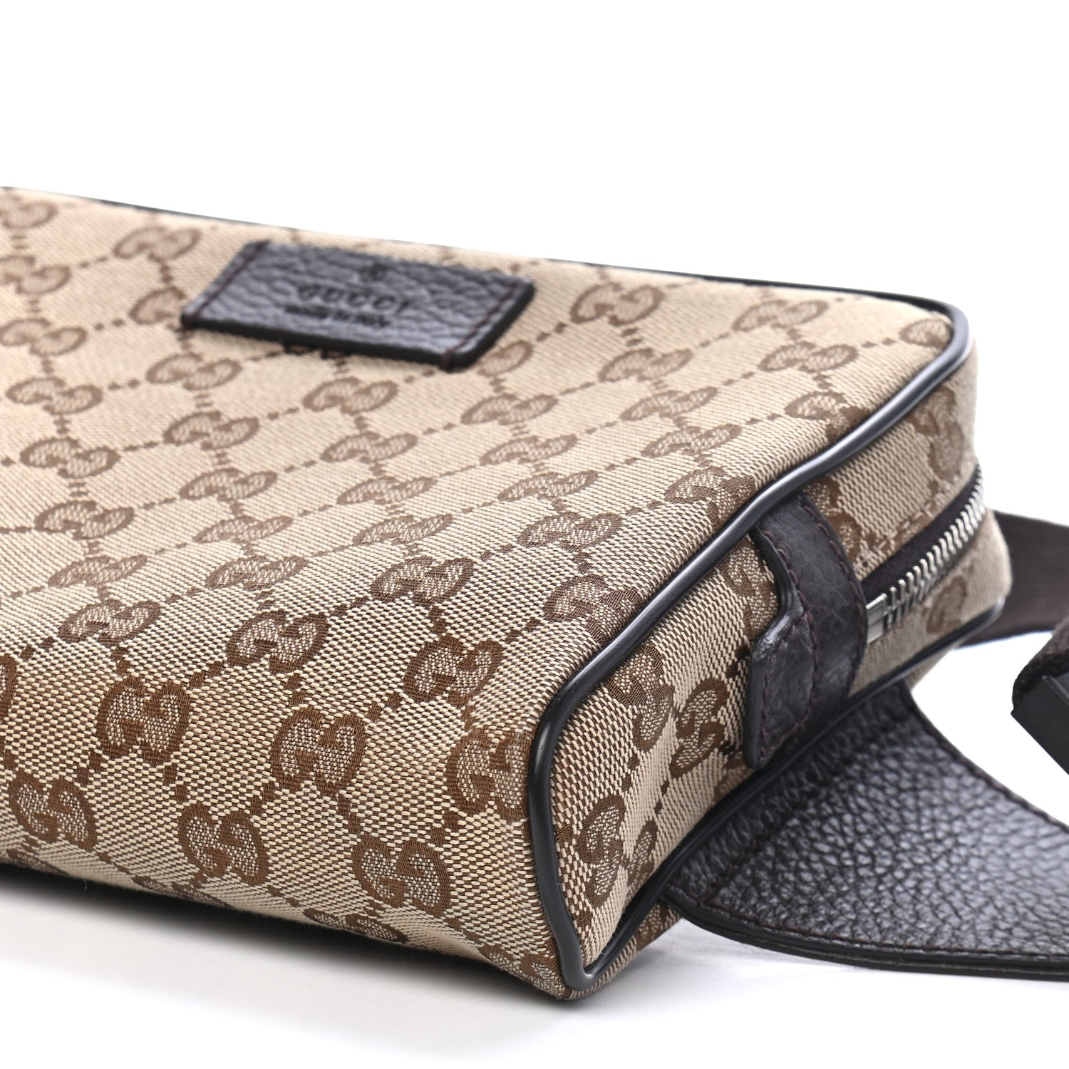 Gucci Monogram Belt Bag Dark Brown 6 of 9