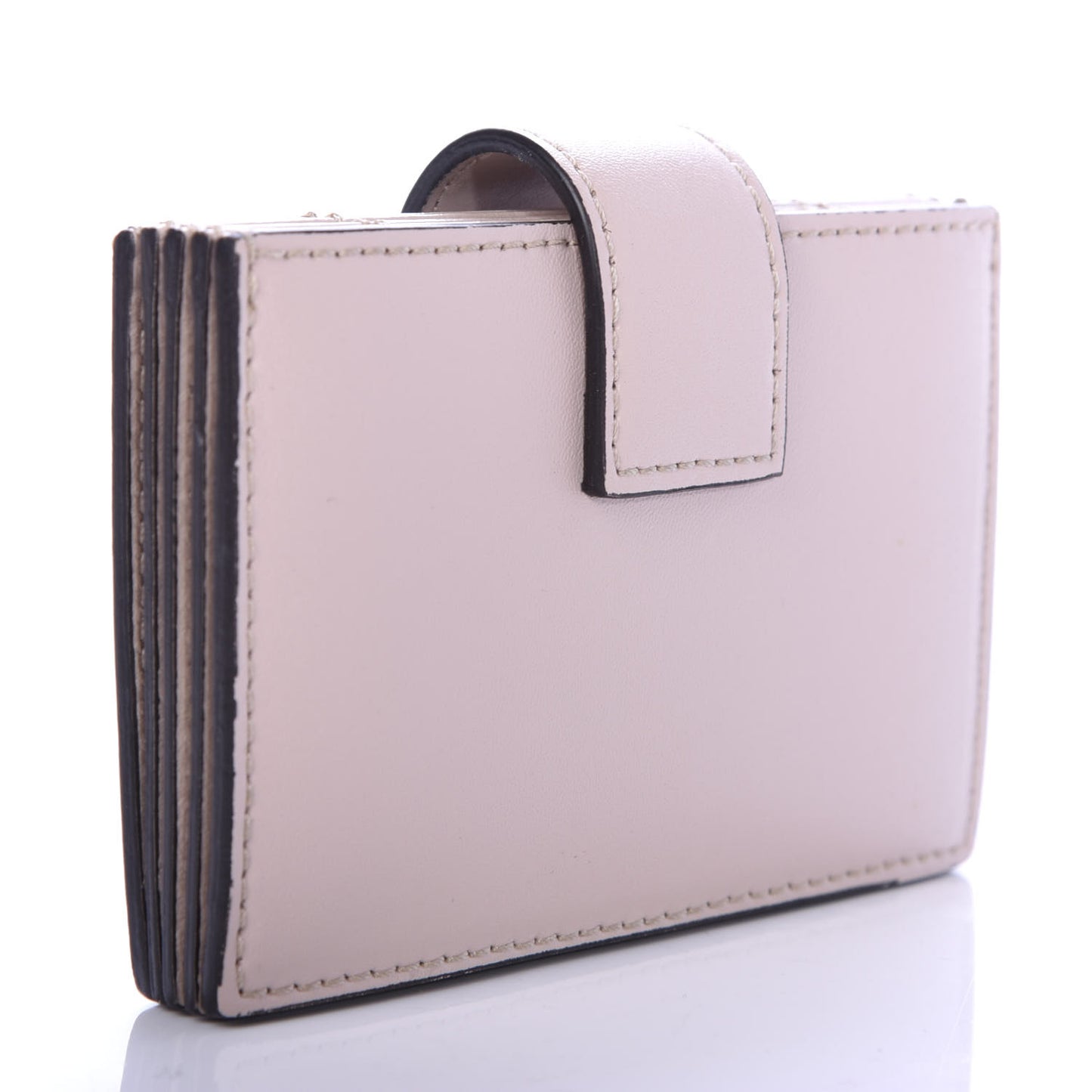 Vitello Liberty Lucido Gusseted Card Holder Peonia