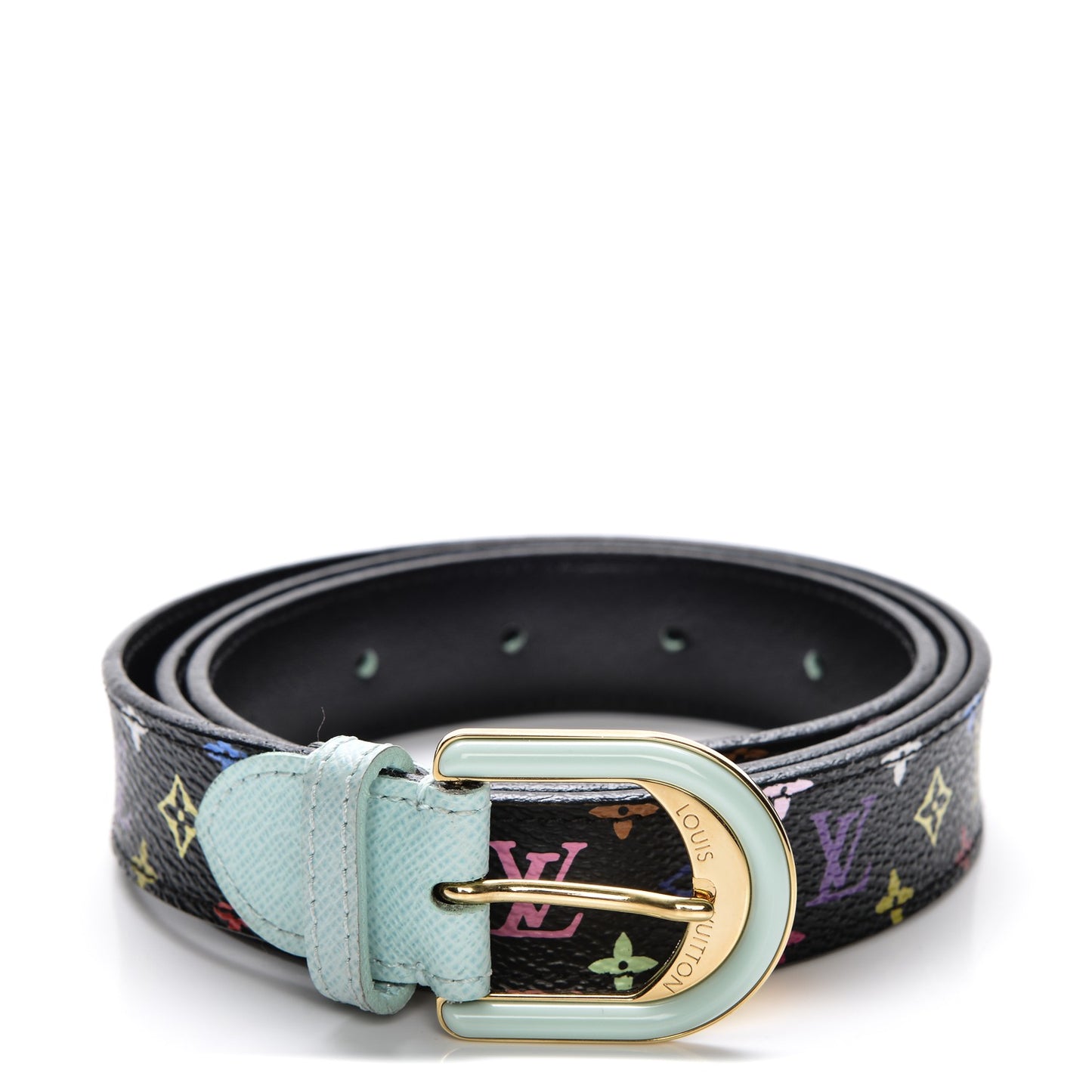 Monogram Multicolor Belt 85 34 Black