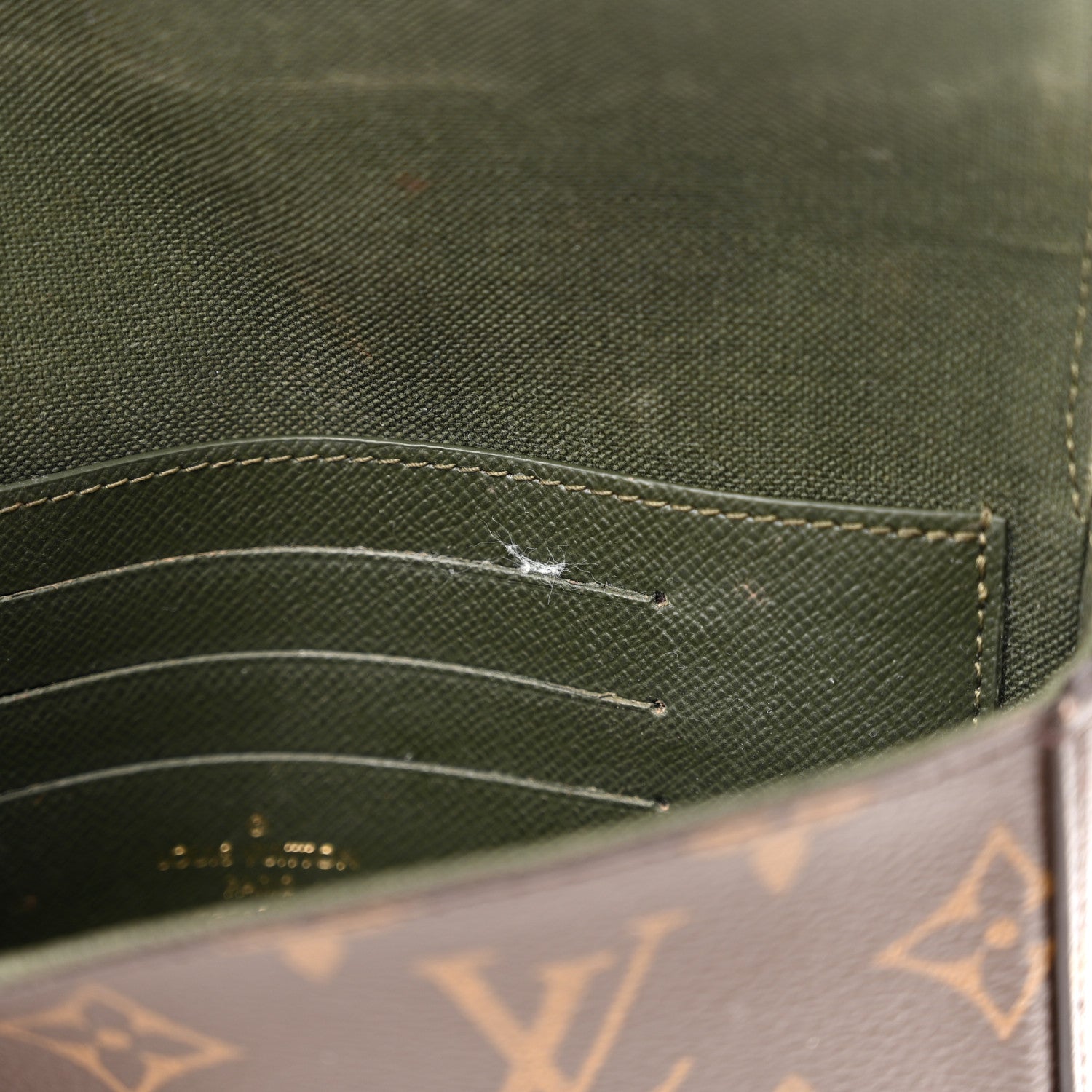 Louis Vuitton Monogram Felicie Strap & Go Kaki 9 of 12