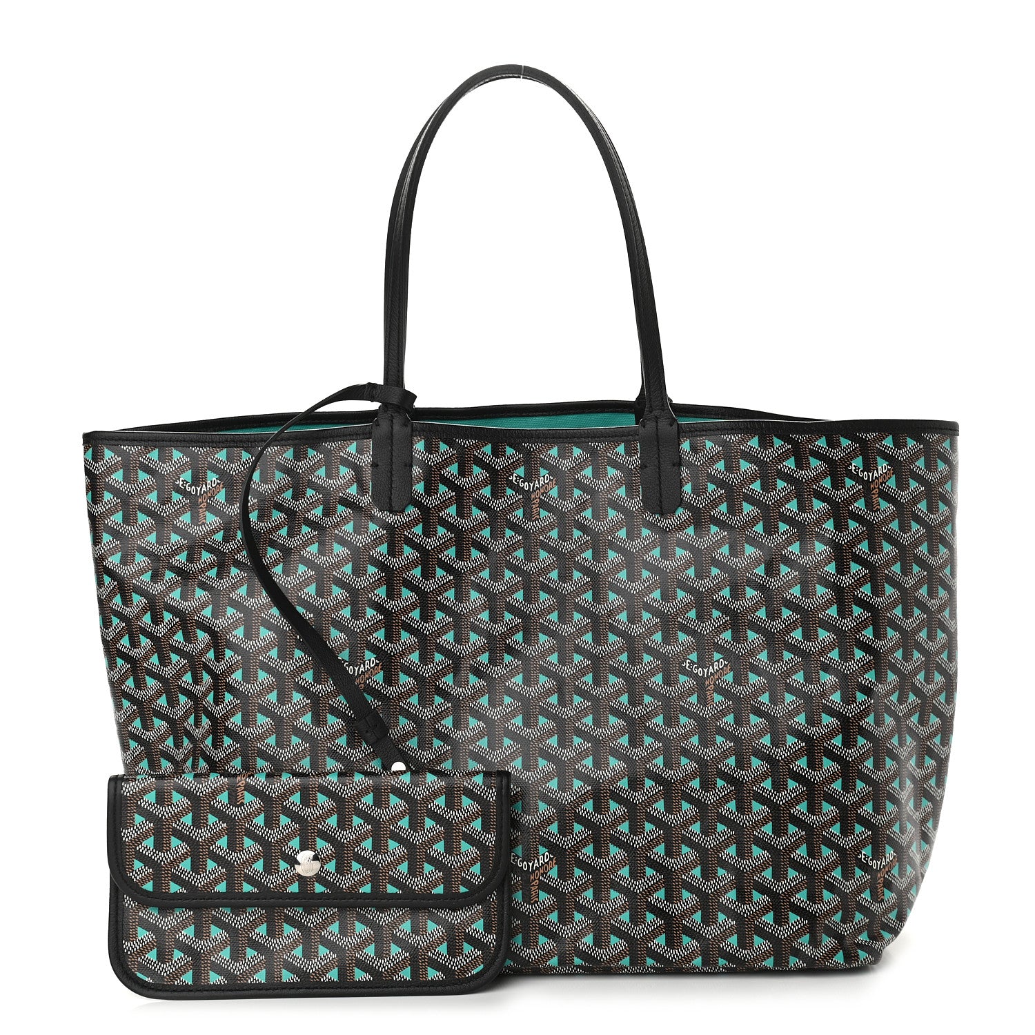 Goyard Goyardine Saint Louis Claire Voie PM Black Opaline 1 of 8