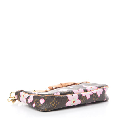 Louis Vuitton Monogram Cherry Blossom Pochette Accessories Brown 4 of 11