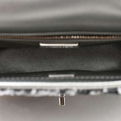 Chanel Sequin Mini Rectangular Flap Silver 5 of 10