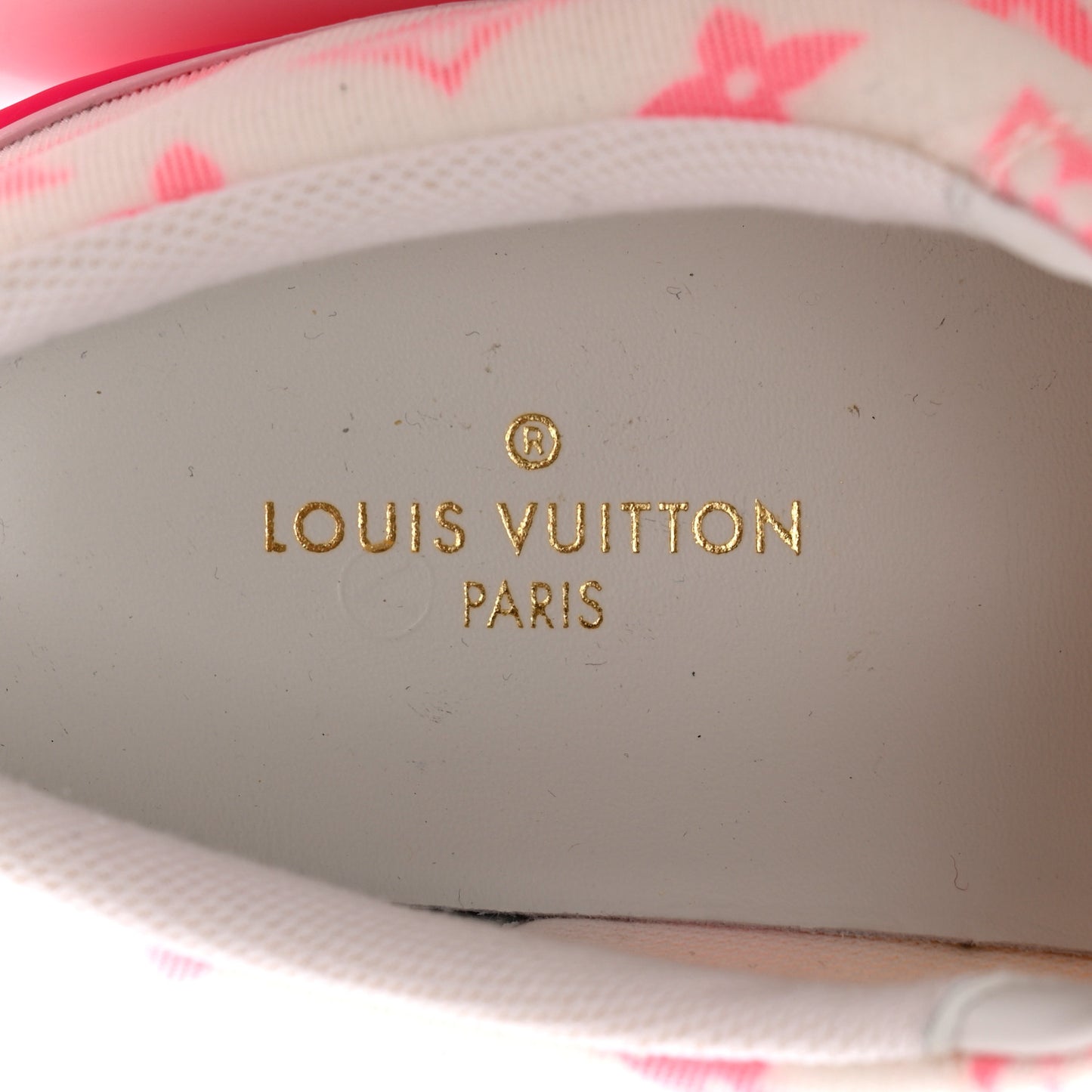 Technical Fabric Monogram Stellar Sneakers 38.5 Rose Pop