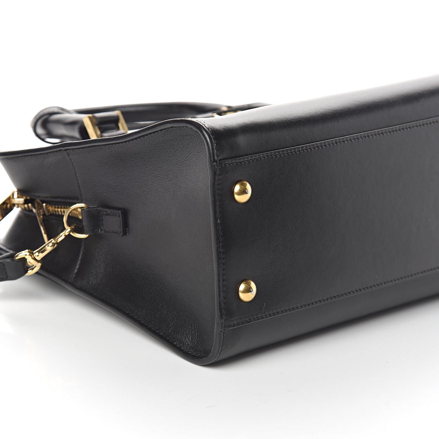 Smooth Calfskin Small Monogram Cabas Black