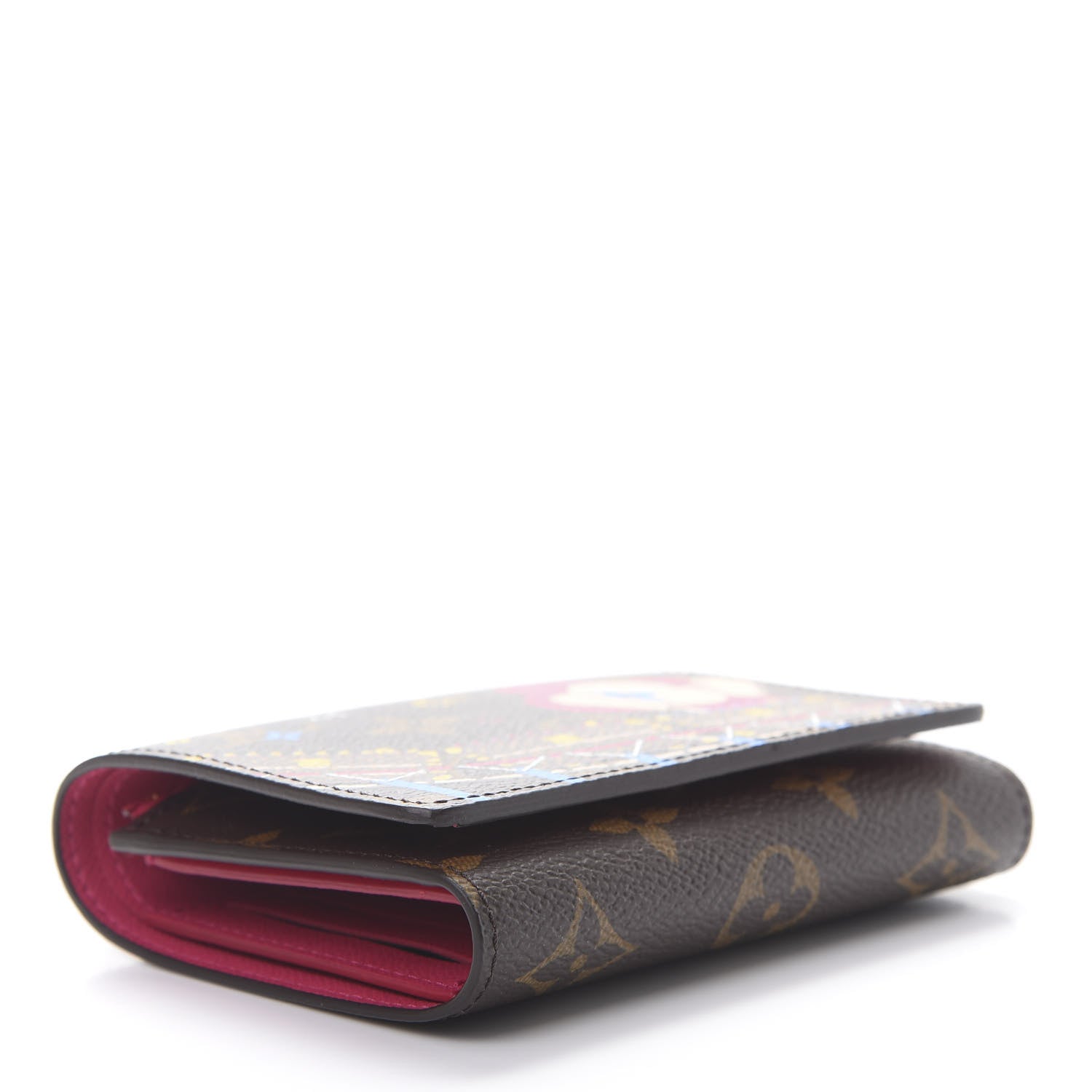 Louis Vuitton Monogram 2020 Christmas Animation Roller Coaster Victorine Wallet Pivoine 4 of 8