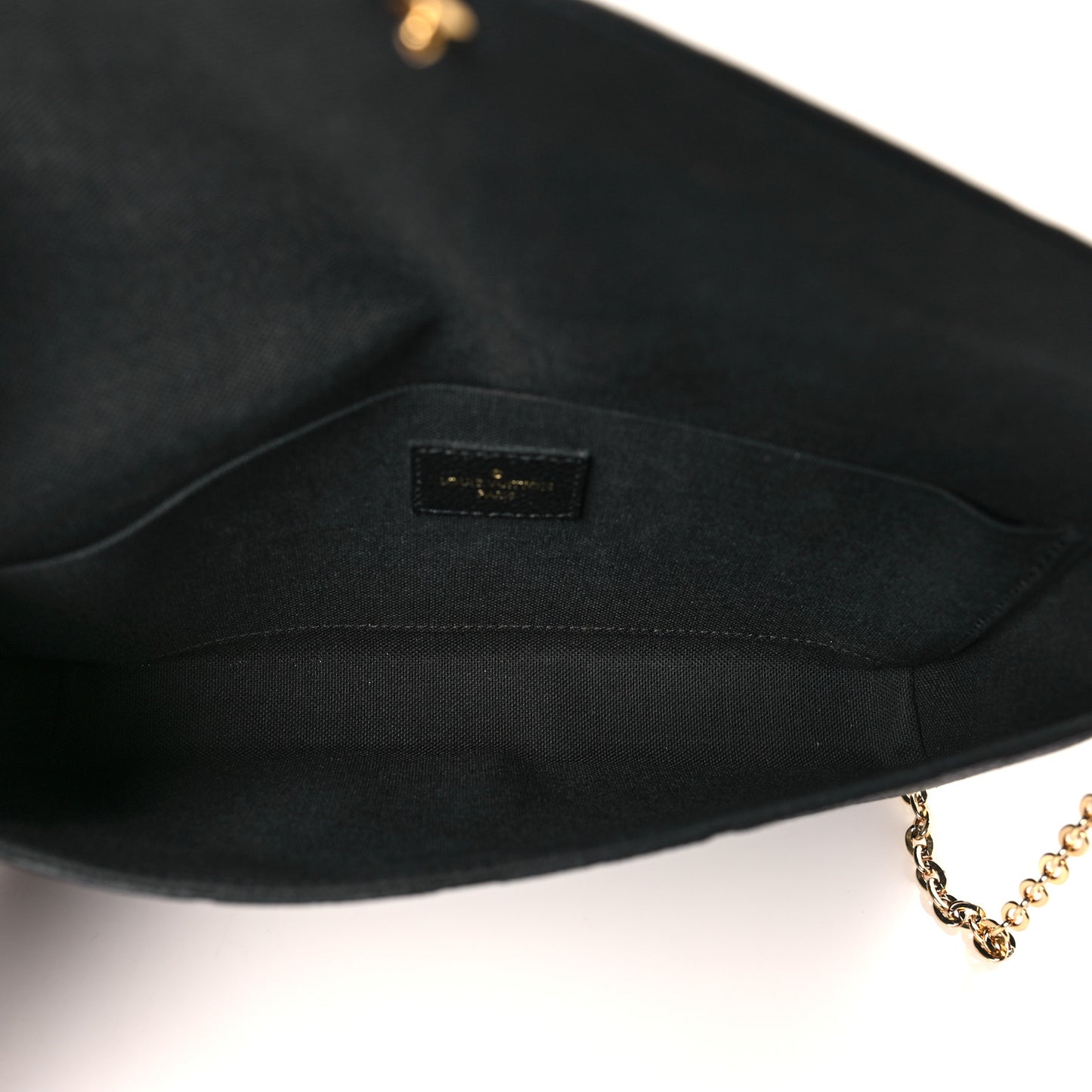 Empreinte Pochette Felicie Chain Wallet Black