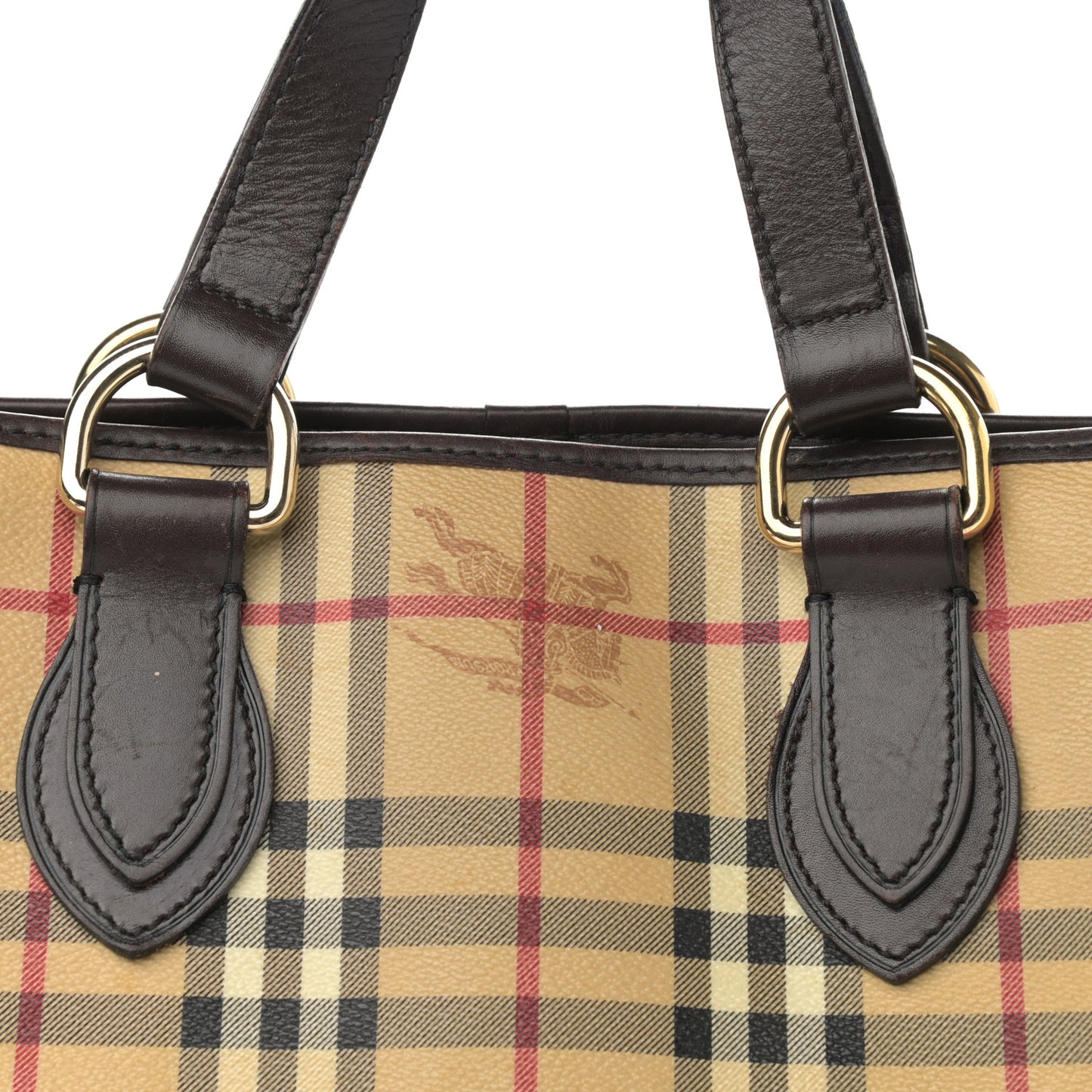 Haymarket Check Small Onslow Tote Chocolate