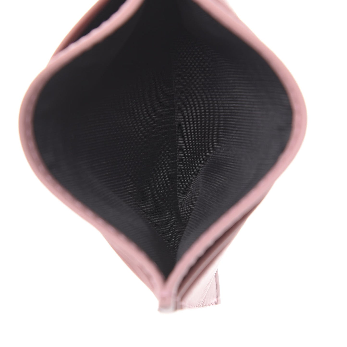 Vitello Morbido Pearl Logo Card Holder Rosa Polvere