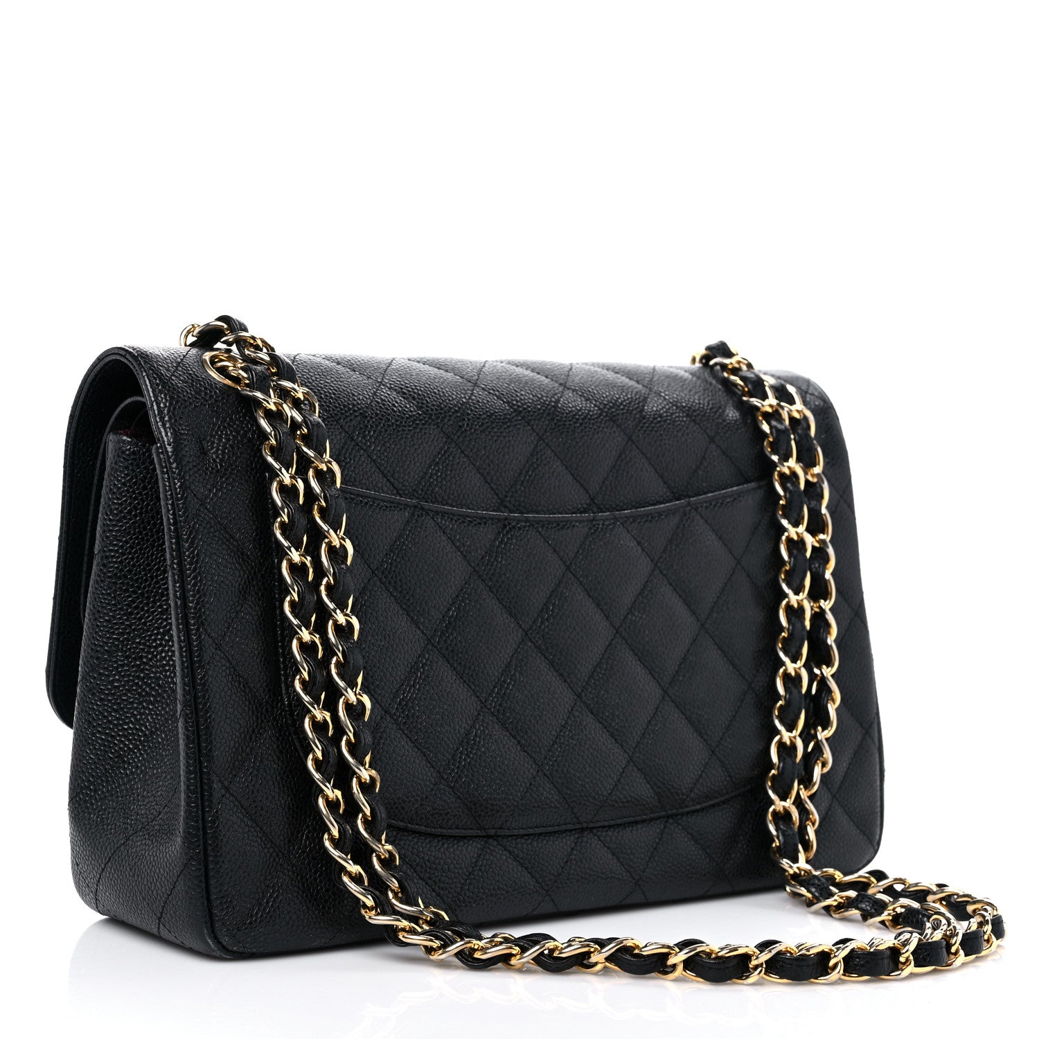 Chanel Caviar Quilted Jumbo Double Flap Black 3 of 16