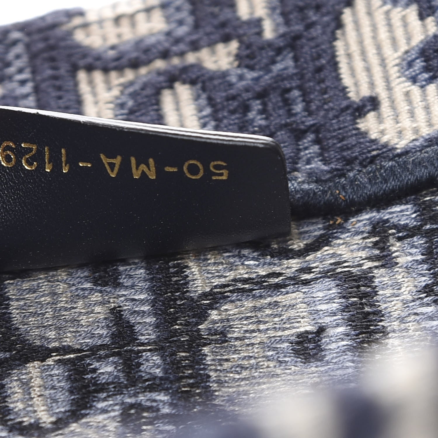 Christian Dior Oblique Medium Book Tote Blue Multicolor 6 of 10