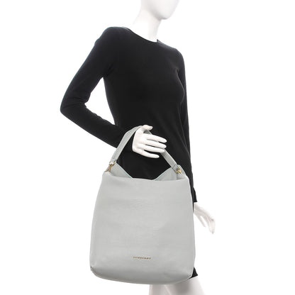 Burberry Grainy Calfskin Medium Cale Hobo Sky Blue 2 of 8