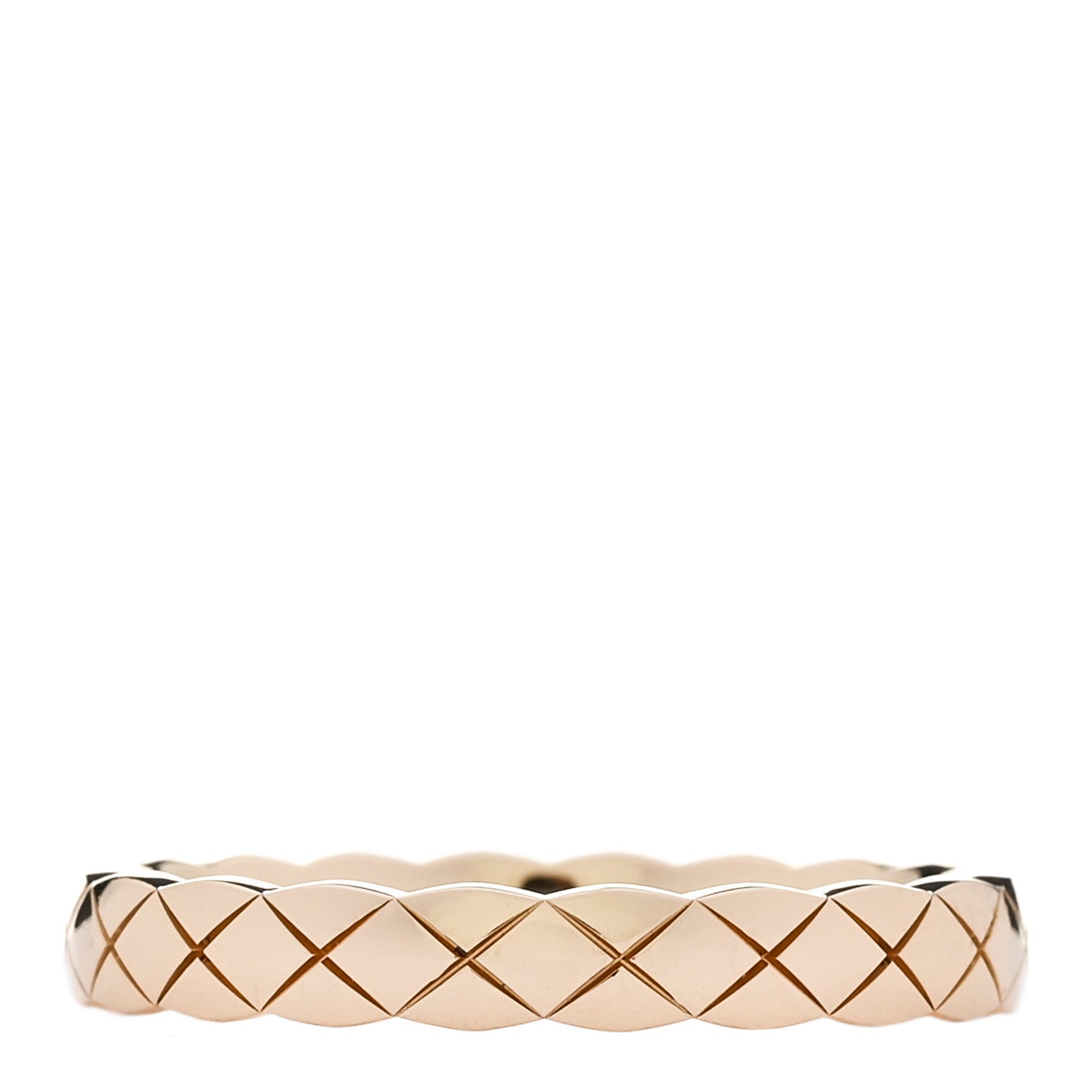 Chanel 18K Yellow Gold Mini Coco Crush Ring 59 8.75 3 of 5