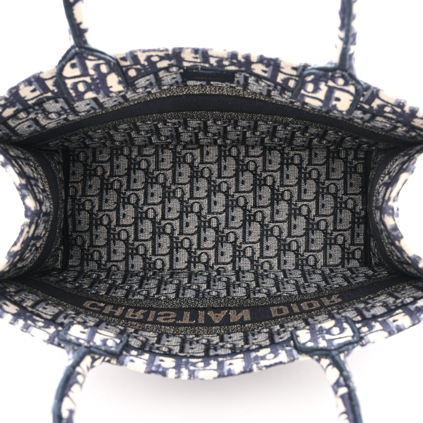 Oblique Medium Book Tote Blue Multicolor