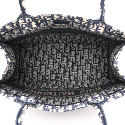 Christian Dior Oblique Medium Book Tote Blue Multicolor 5 of 11