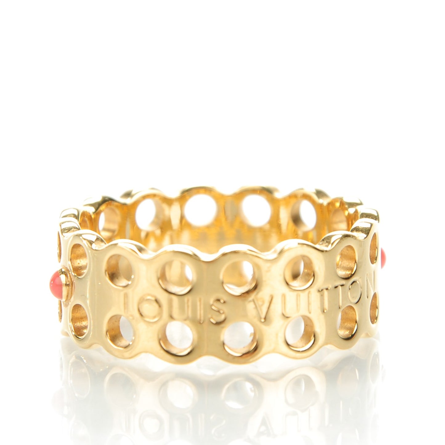 Hide and Seek Ring L Gold