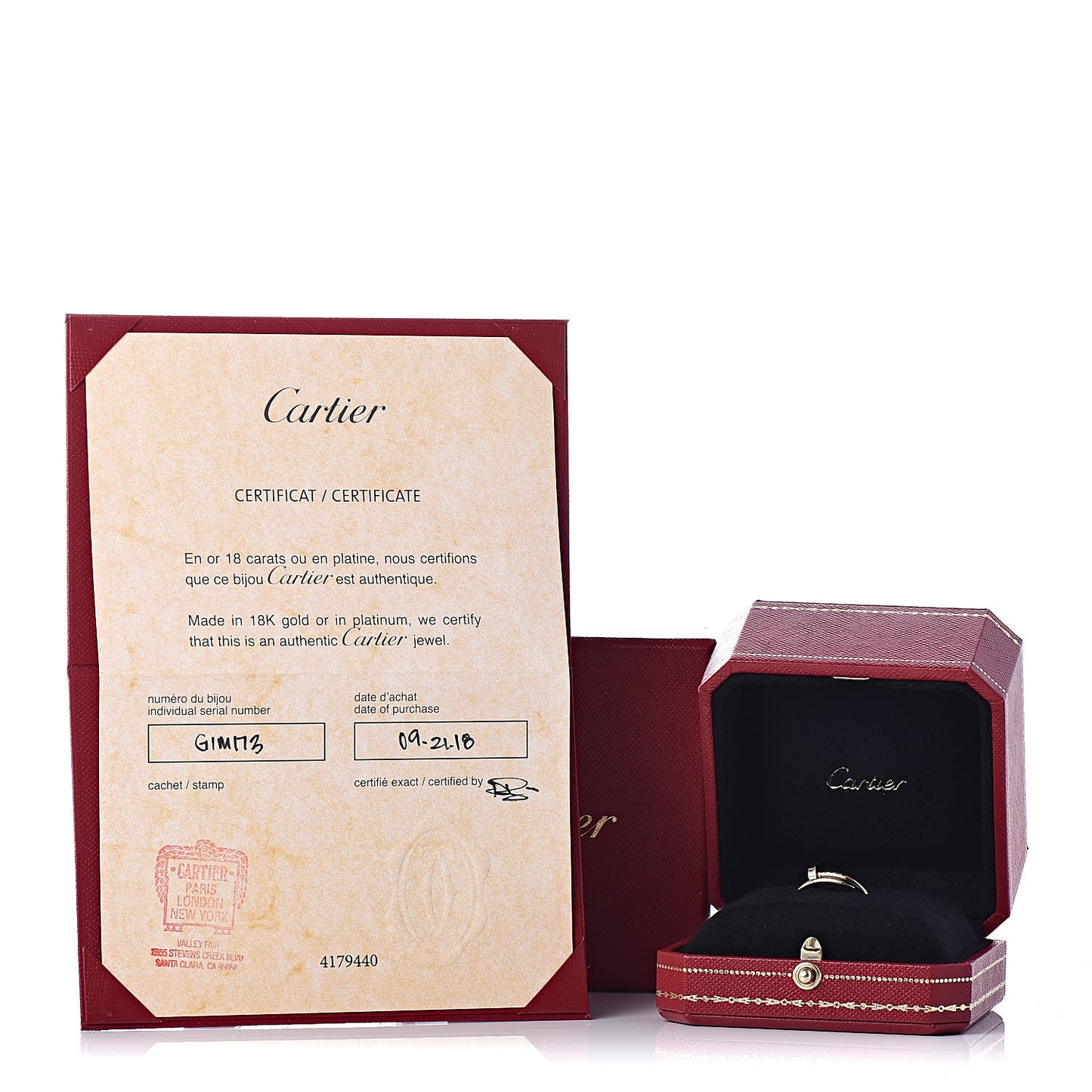 18K Yellow Gold Small Juste Un Clou Ring 52 6