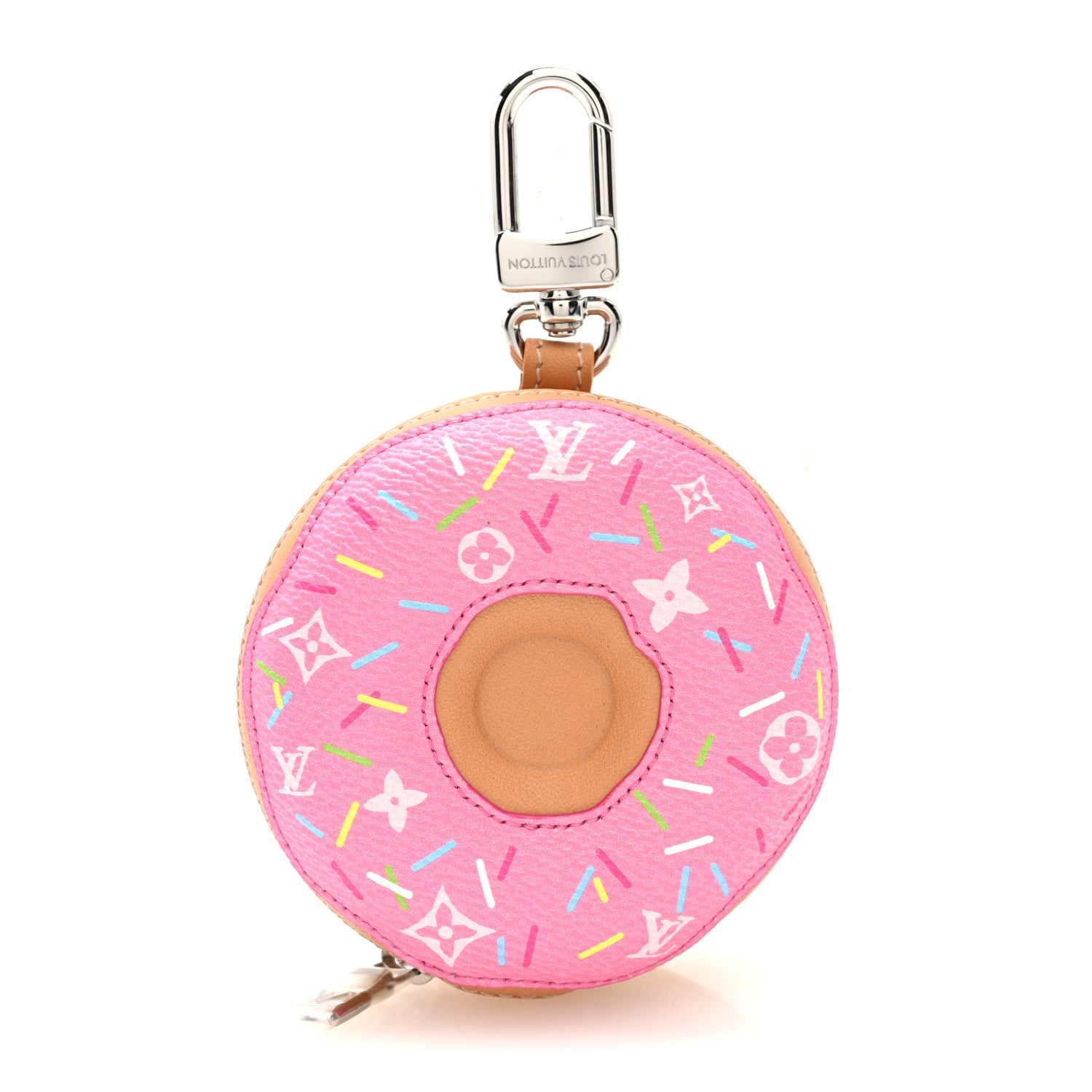 Louis Vuitton LV Donut Bag Charm Key Holder Pink 1 of 6