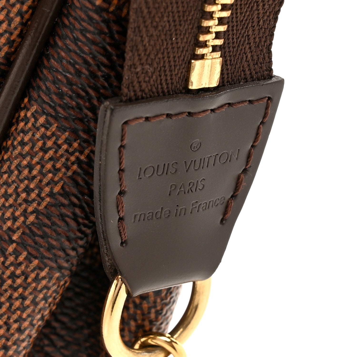 Louis Vuitton Damier Ebene Eva Clutch 6 of 12