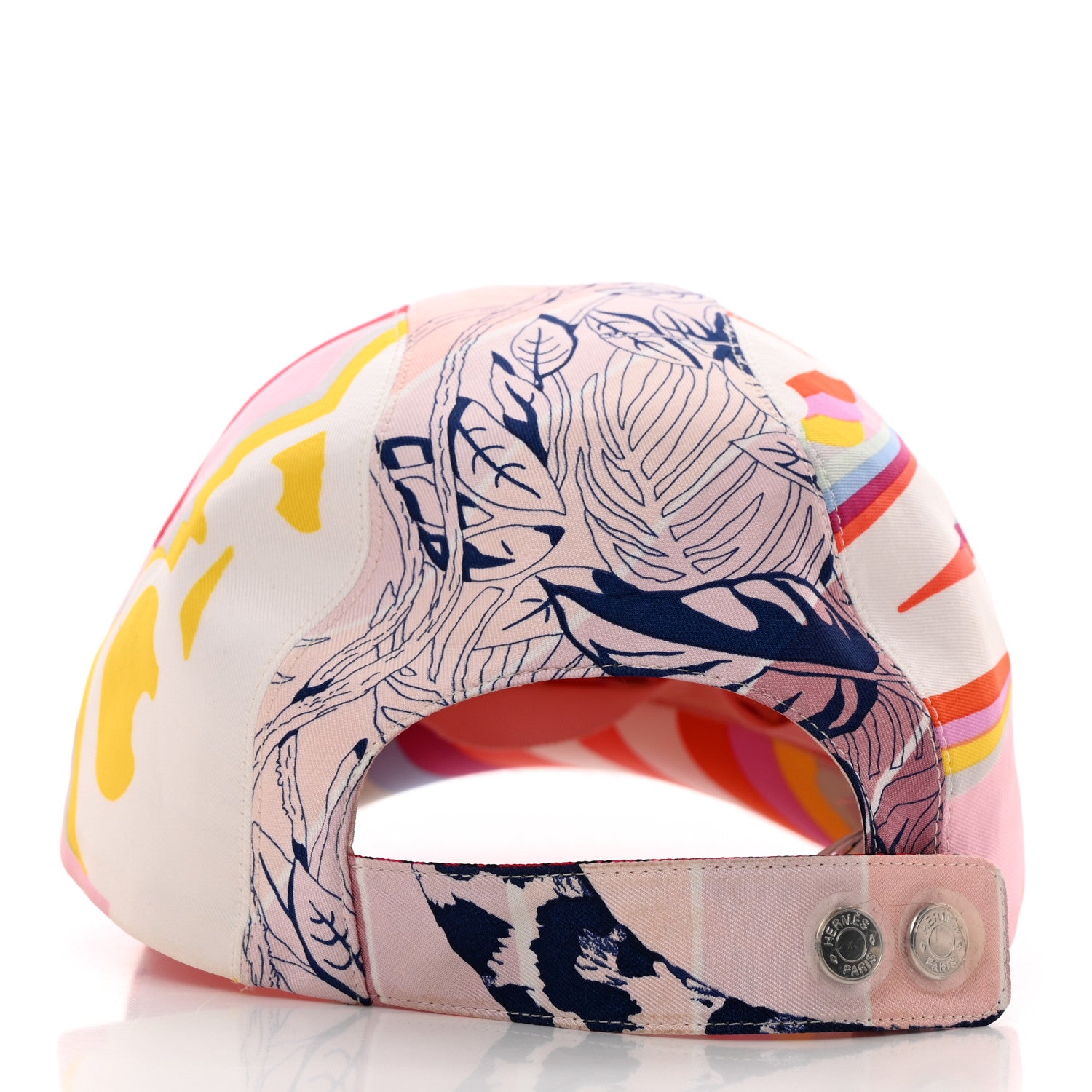 Hermes Silk Davis Patchwork Cap 56 6 of 11