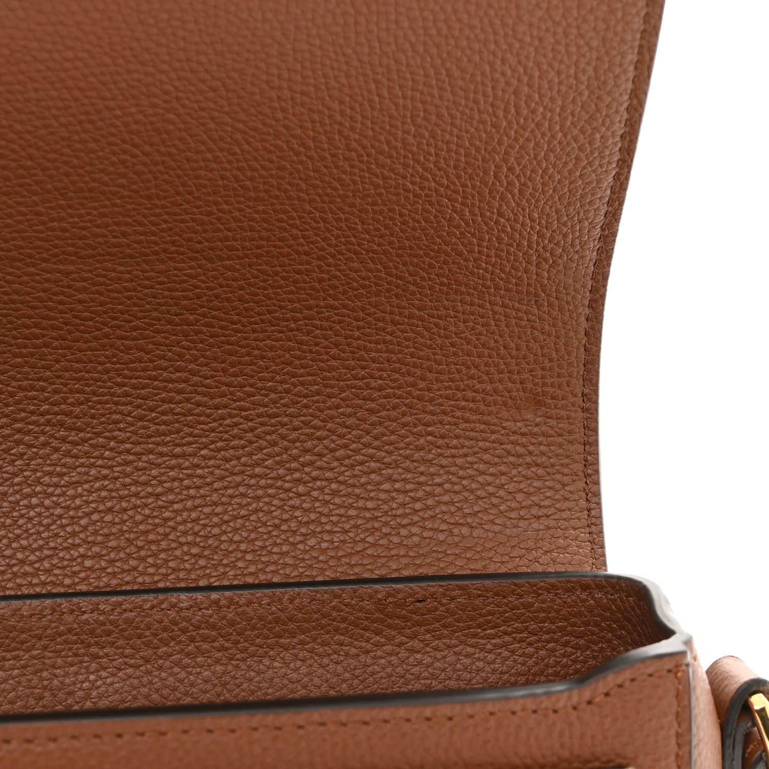 Burberry Calfskin Vintage Check Note Crossbody Bag Malt Brown 11 of 11