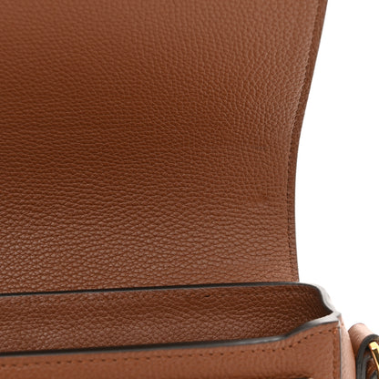 Burberry Calfskin Vintage Check Note Crossbody Bag Malt Brown 11 of 11