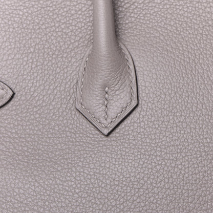 Hermes Taurillon Novillo Birkin 25 Gris Asphalte 10 of 34