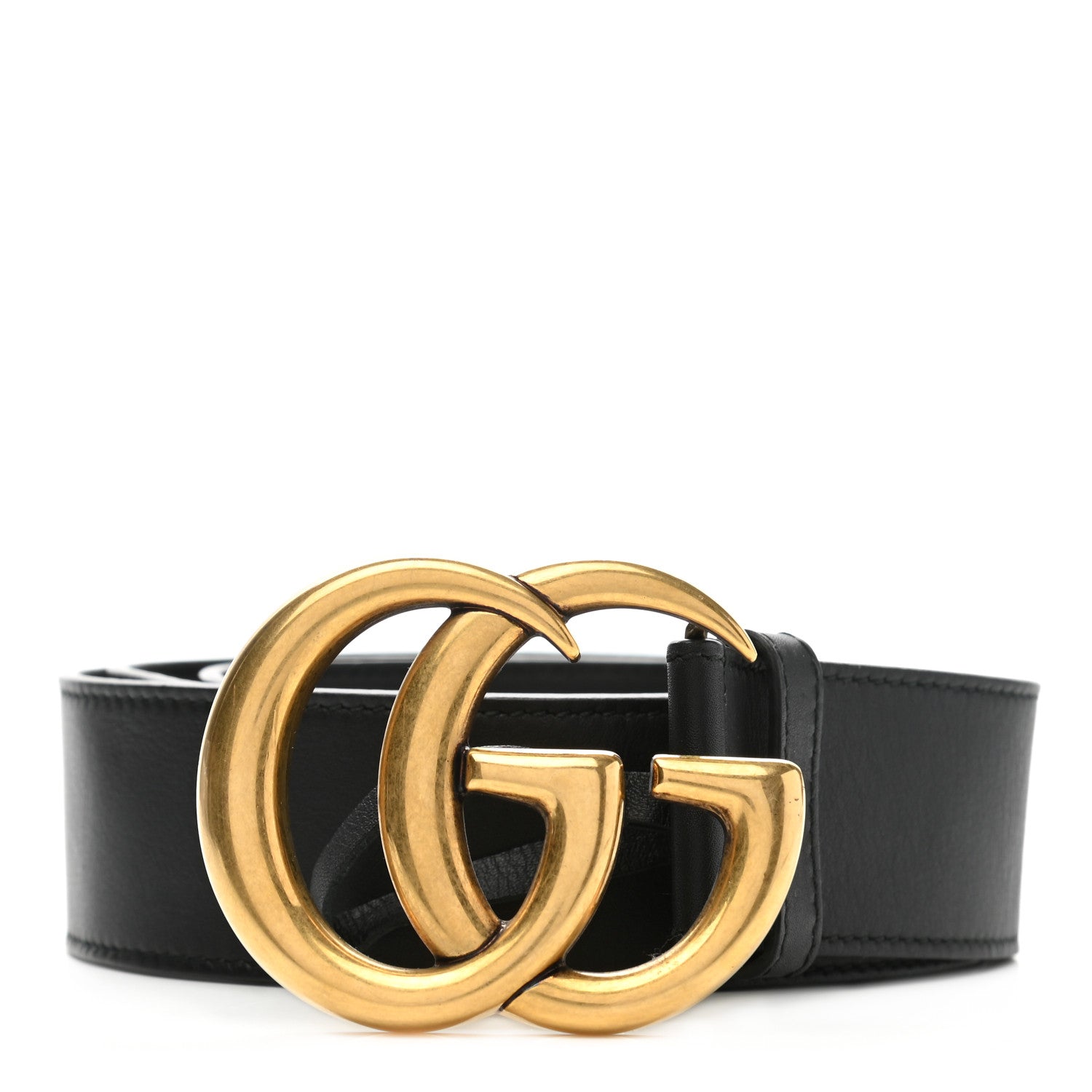 Gucci Calfskin Double G 40mm Belt 95 38 Black 1 of 6