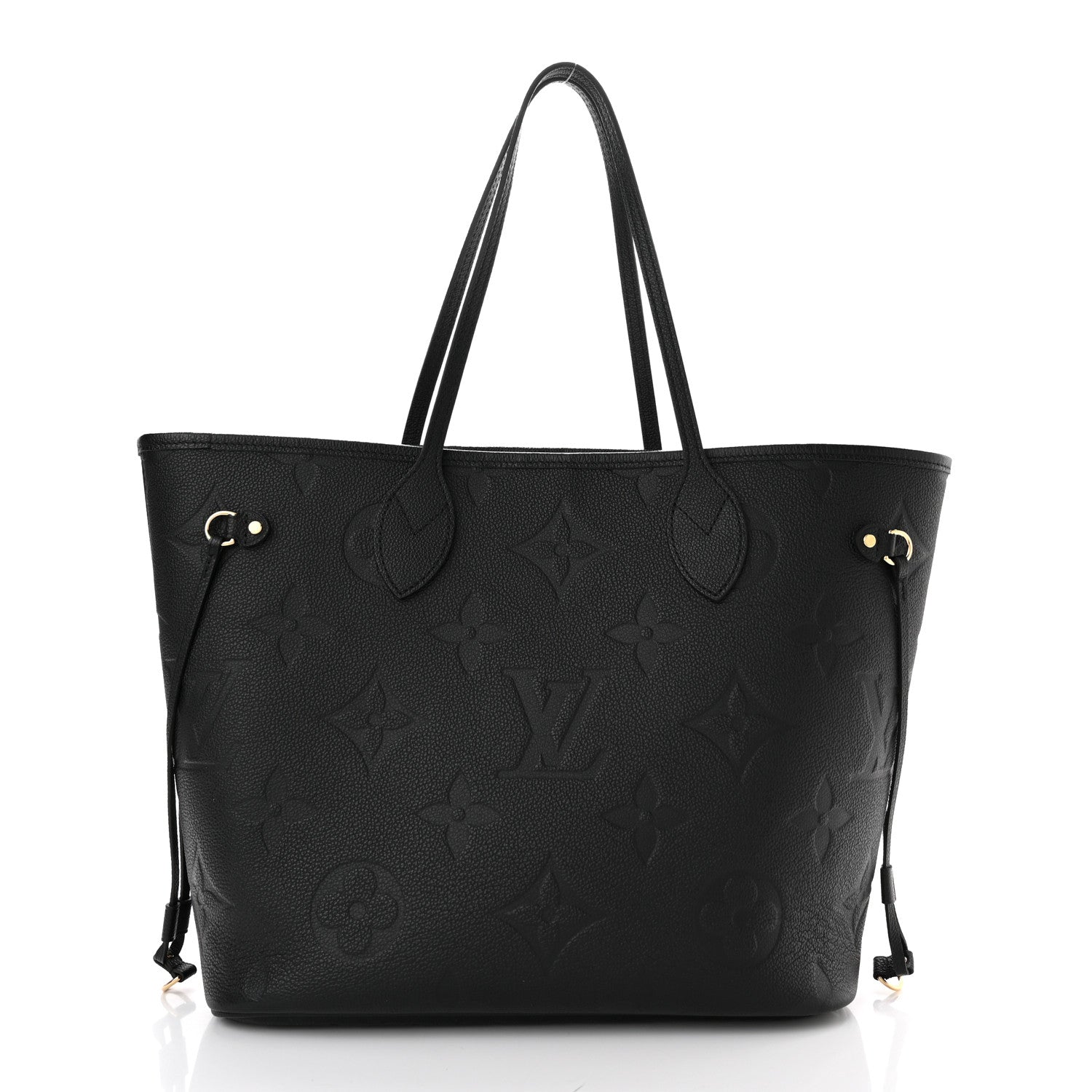 Louis Vuitton Empreinte Monogram Giant Neverfull MM Black 3 of 10
