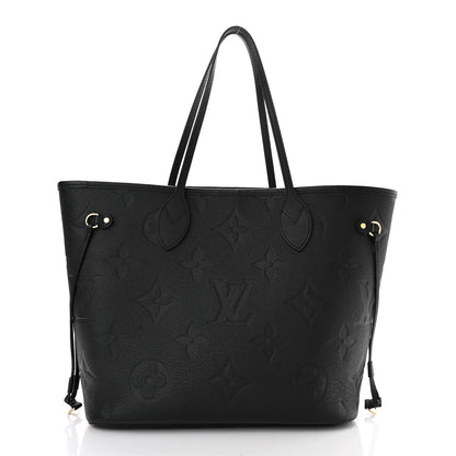 Louis Vuitton Empreinte Monogram Giant Neverfull MM Black 3 of 10