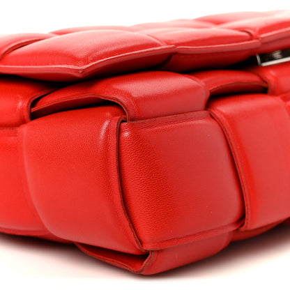 Bottega Veneta Lambskin Maxi Intreccio Padded Chain Cassette Crossbody Bag Nail Polish 10 of 11