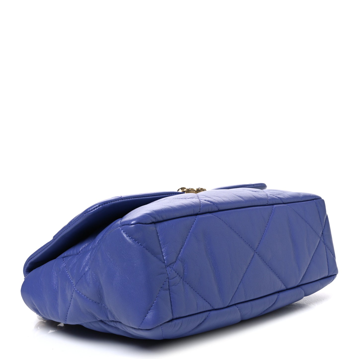 Lambskin Quilted Large Chanel 19 Flap Purple