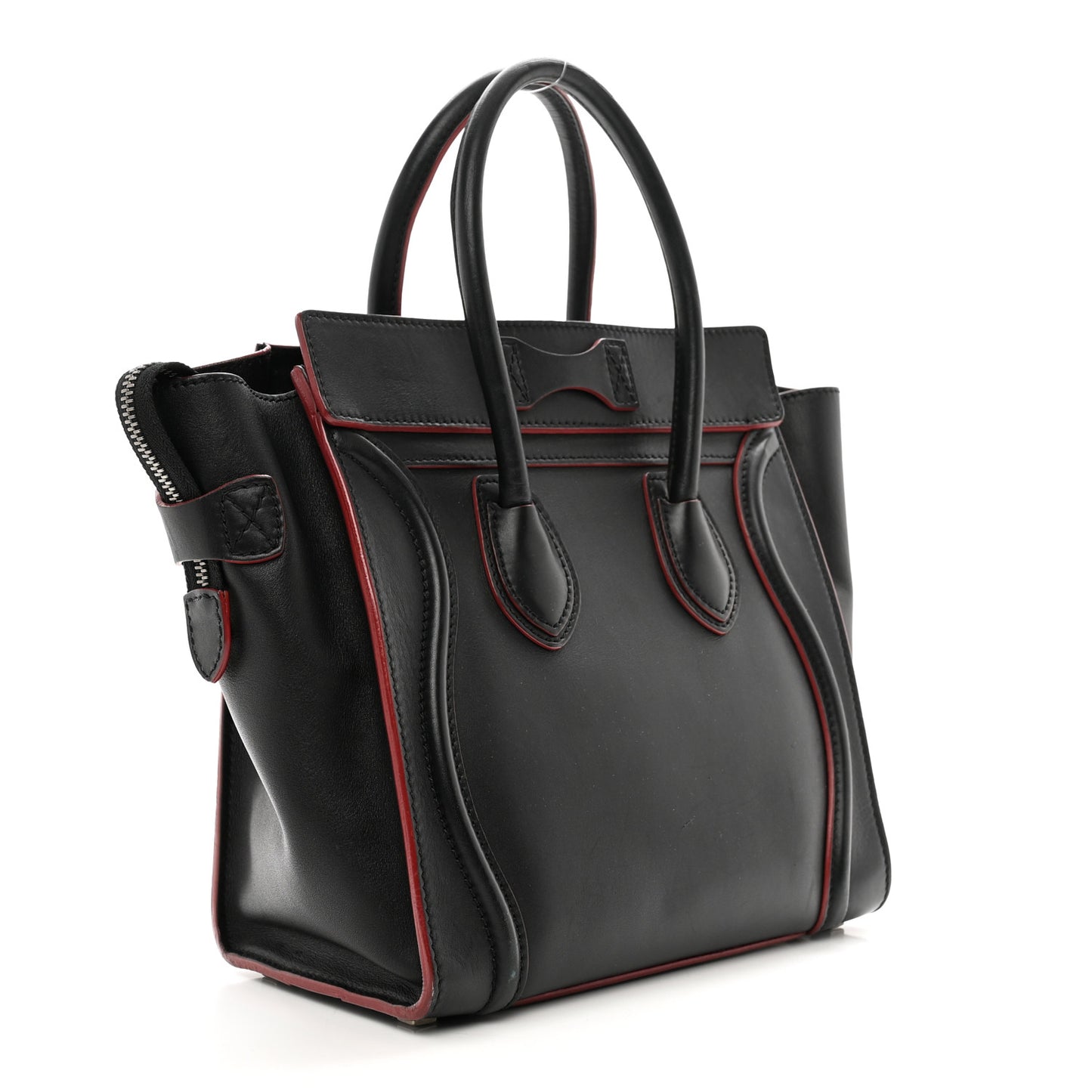 Smooth Calfskin Micro Luggage Black