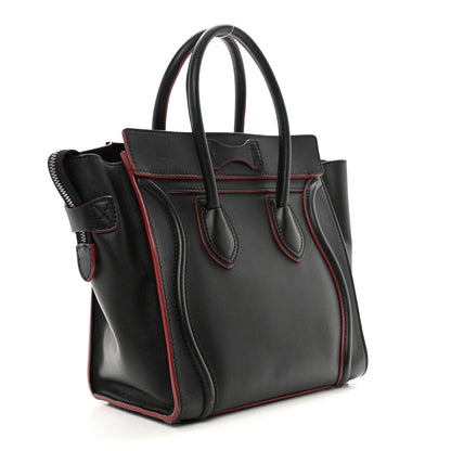 Celine Smooth Calfskin Micro Luggage Black 3 of 11