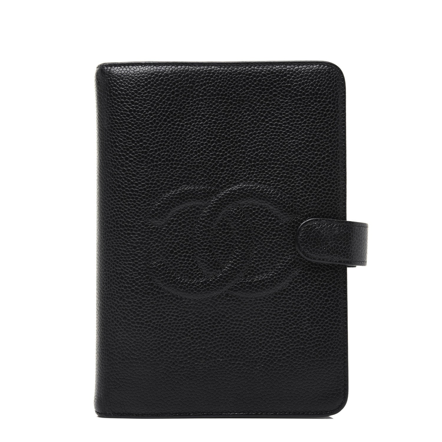 Chanel Caviar CC Medium Ring Agenda Planner Black 2 of 15
