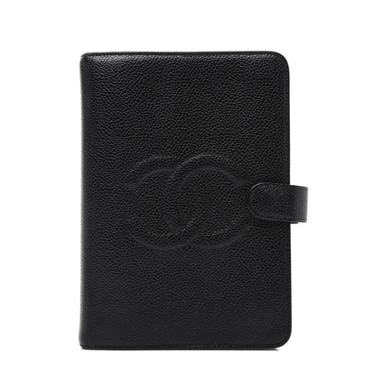 Chanel Caviar CC Medium Ring Agenda Planner Black 2 of 15