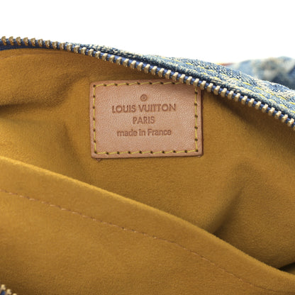 Louis Vuitton Monogram Denim Baggy PM Blue 6 of 8