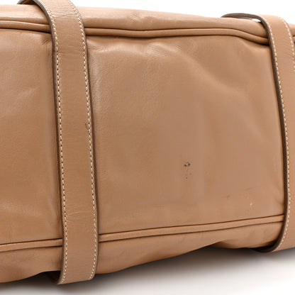 Prada Soft Calfskin Shopping Satchel Sabbia 16 of 16