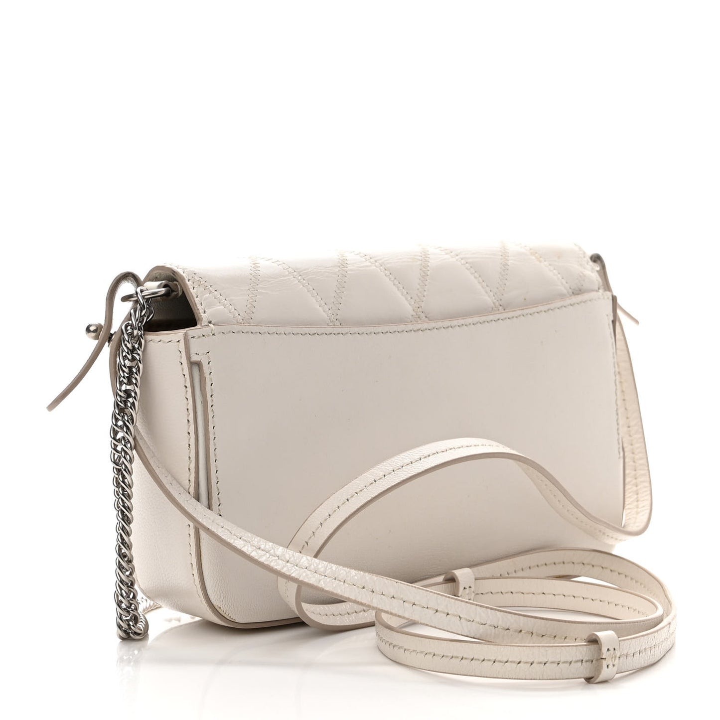 Goatskin Quilted GV3 Mini Pocket Convertible Bag Natural