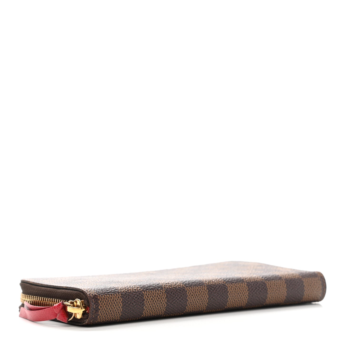 Damier Ebene Clemence Wallet Cherry