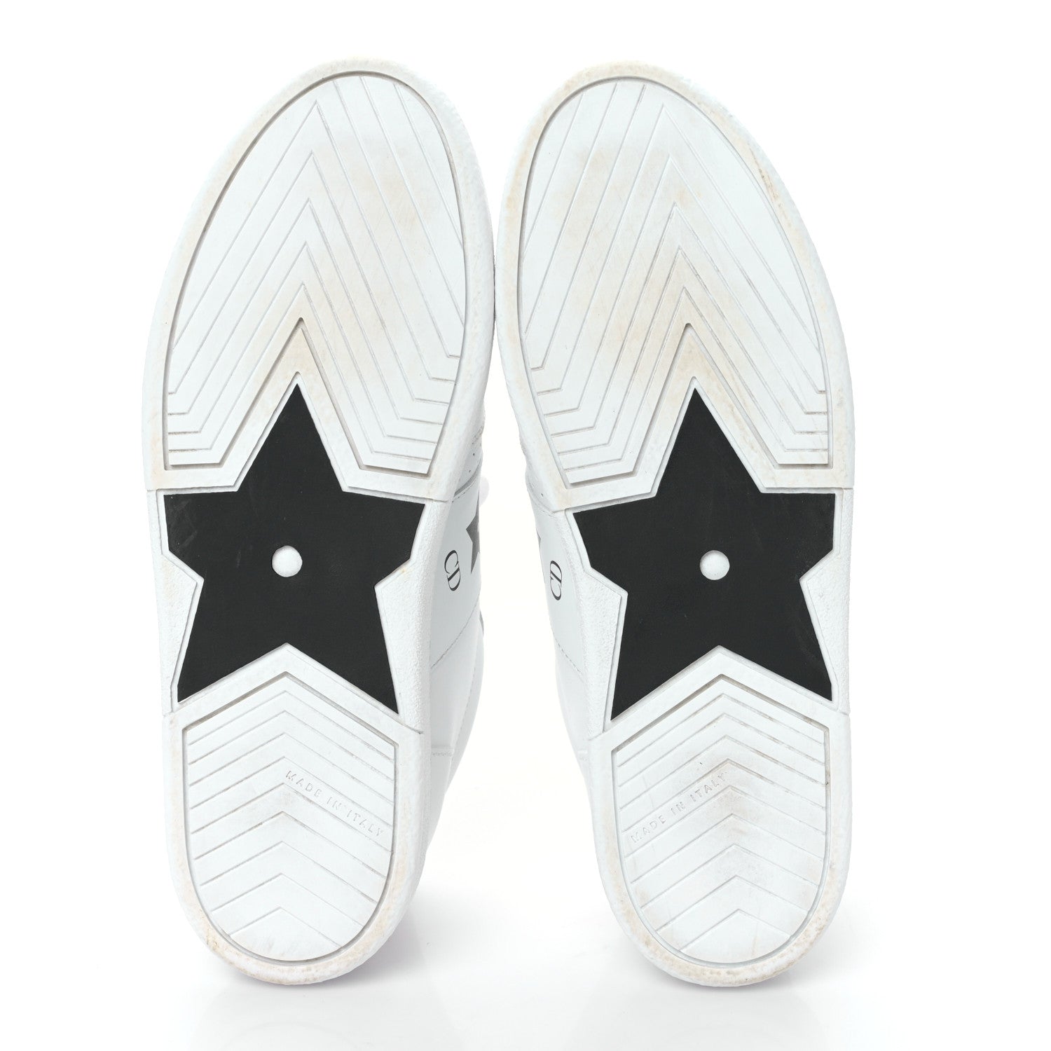 Christian Dior Calfskin Suede Dior Star Low Top Sneakers 36 White 5 of 8