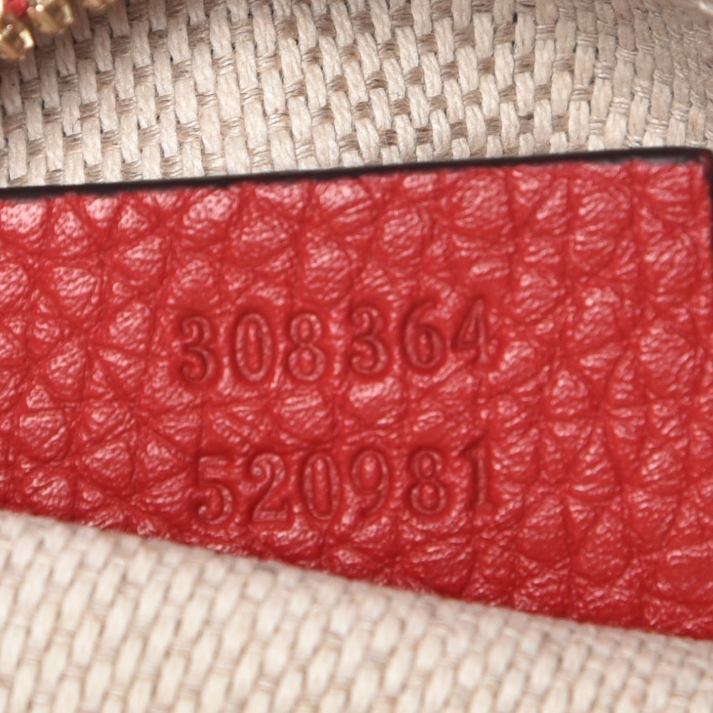 Pebbled Calfskin Small Soho Disco Bag Tabasco Red