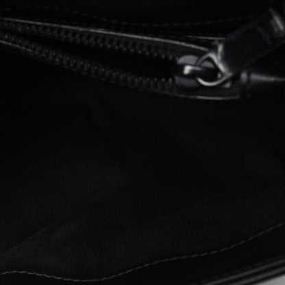 Saint Laurent Calfskin Y Quilted Monogram Monochrome Small Loulou Chain Satchel Black 12 of 12