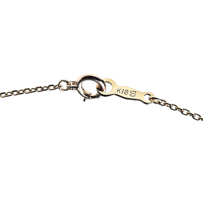 Mikimoto 18K Yellow Gold Akoya Pearl 3.5mm M Pendant Necklace 5 of 5