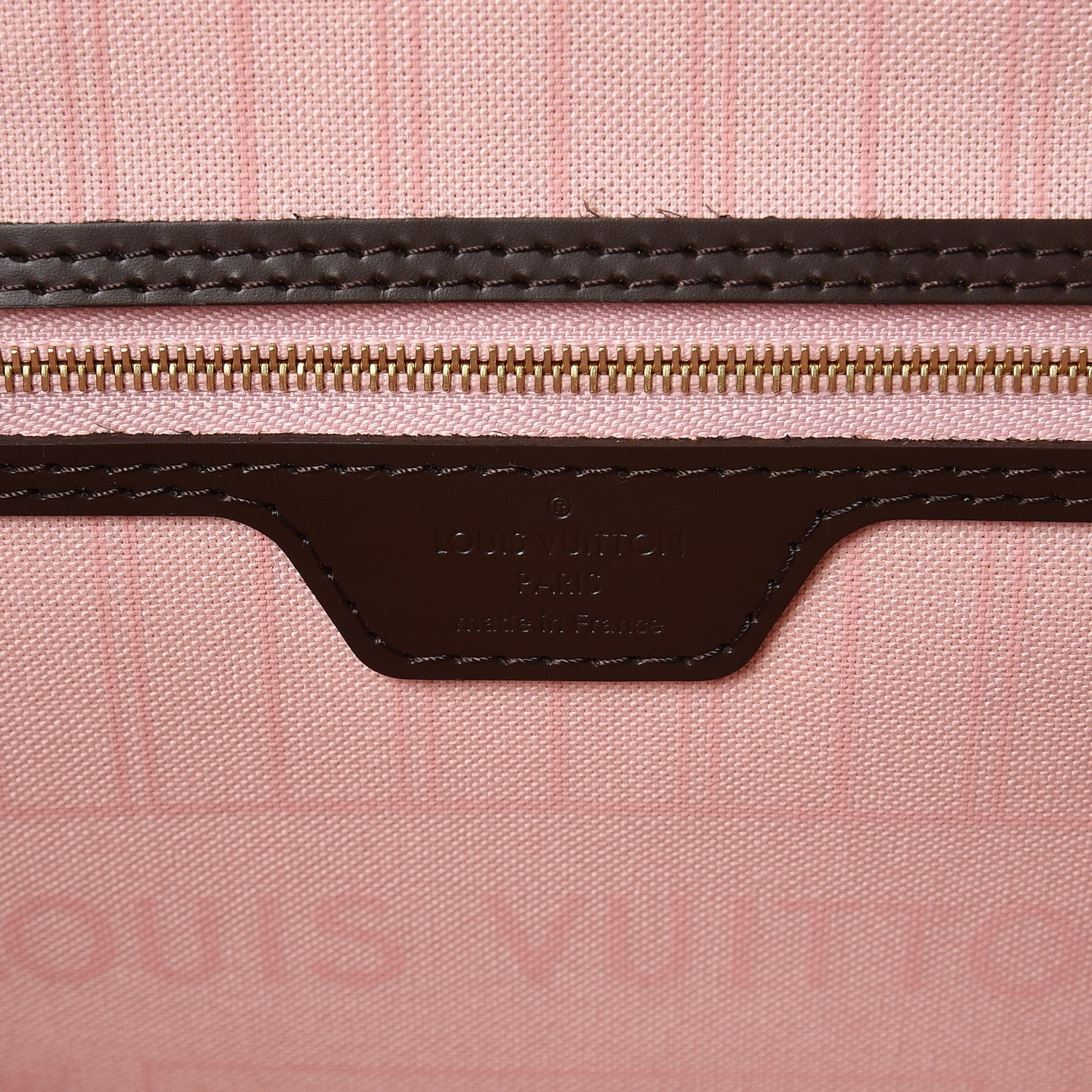 Louis Vuitton Damier Ebene Neo Neverfull MM Rose Ballerine 6 of 7