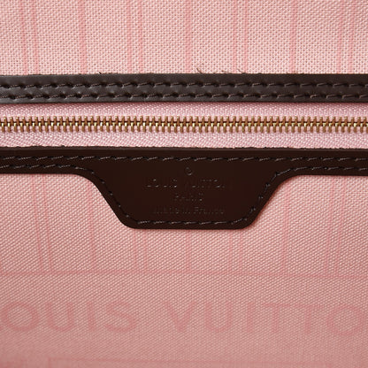Louis Vuitton Damier Ebene Neo Neverfull MM Rose Ballerine 6 of 7